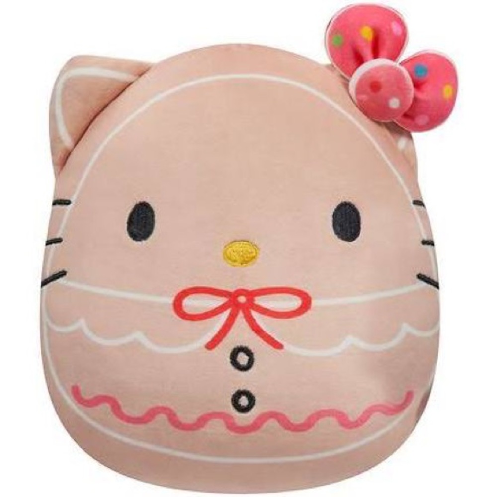 Hello Kitty Gingerbread Christmas Holiday Plush Squishmallow